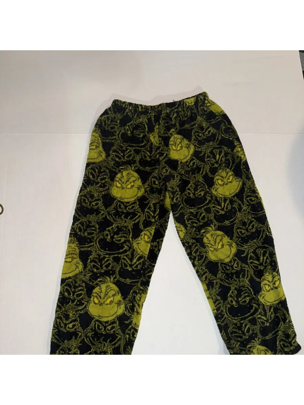 Green And Black Grinch Fleece Pants
